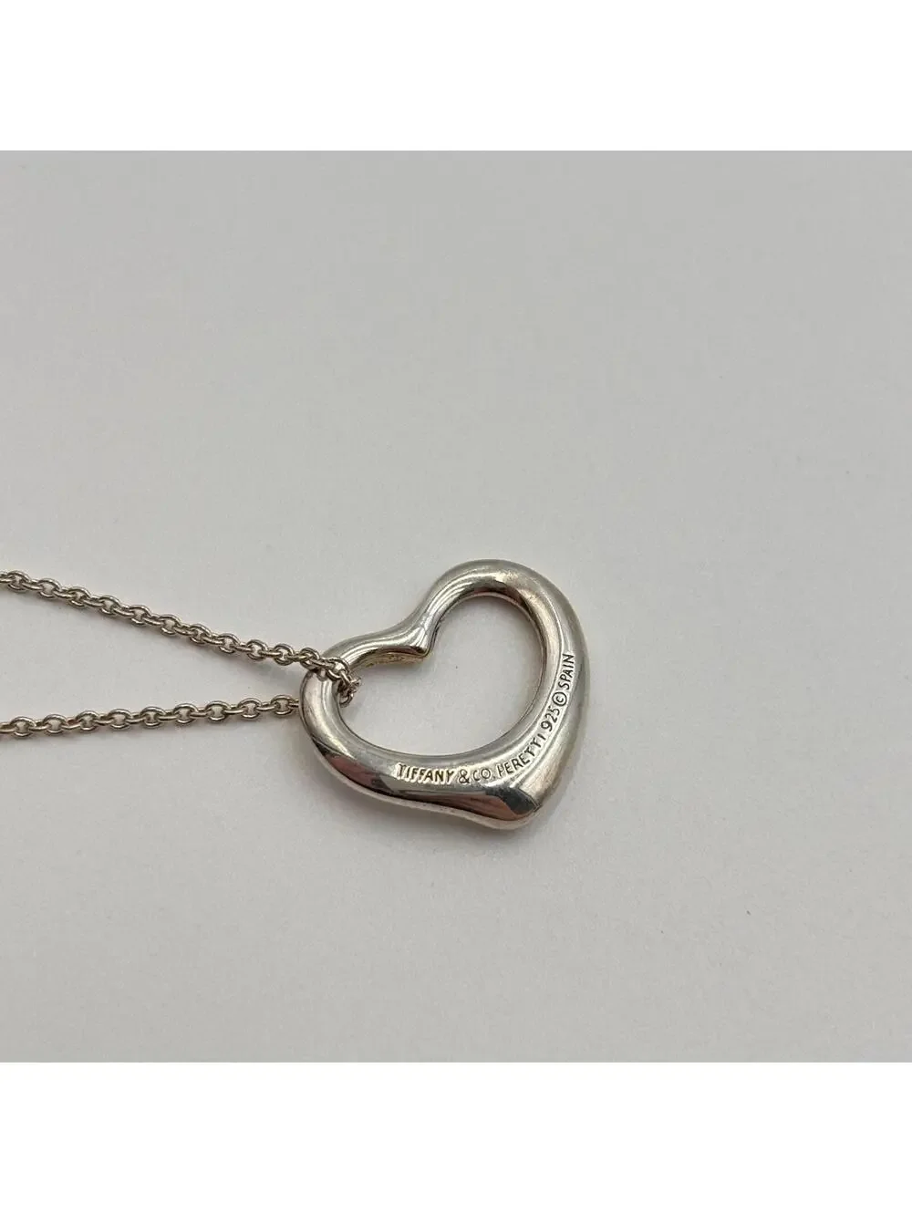 Tiffany & Co. Elsa Peretti Open Heart Pendant Necklace - Picture 4 of 6